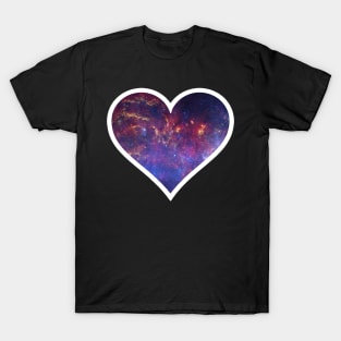 Cosmic Space Heart T-Shirt